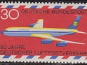 Germany 1969 Transports 30 Multicolor Scott 994. Germany 1969 Scott 994 Boeing. Subida por susofe